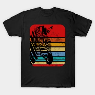 Zebra Retro Vintage T-Shirt T-Shirt